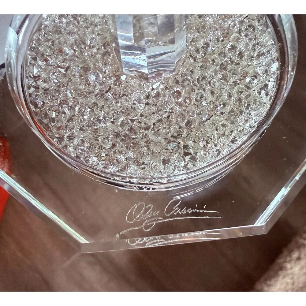 OLEG CASSINI‎ CRYSTAL Sparkle Ring Holder
